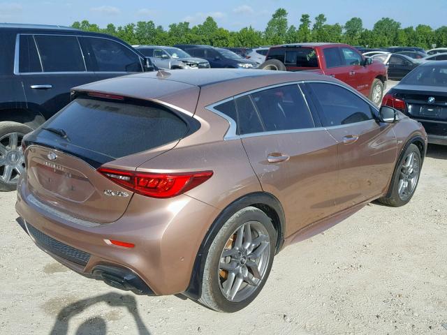 SJKCH5CP8HA021001 - 2017 INFINITI QX30 BASE PINK photo 4