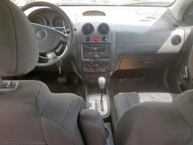 KL1TD66677B794629 - 2007 CHEVROLET AVEO BASE Gümüş foto 9