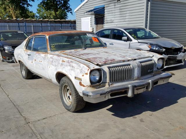 3B27D4L104859 - 1974 OLDSMOBILE OMEGA GRAY photo 1