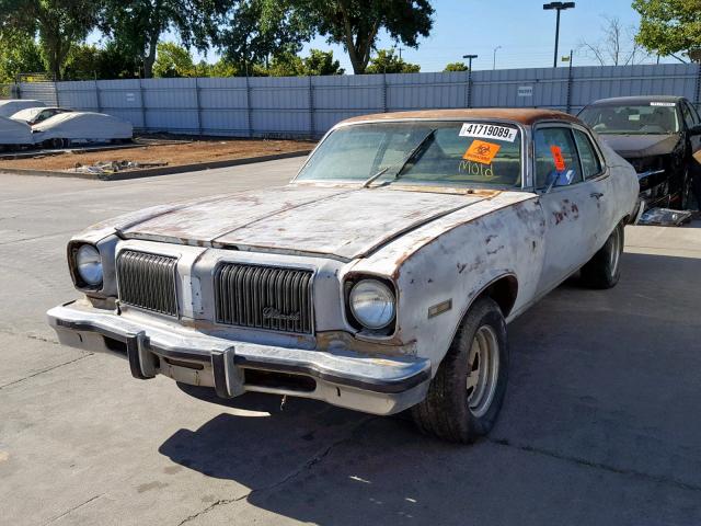 3B27D4L104859 - 1974 OLDSMOBILE OMEGA GRAY photo 2