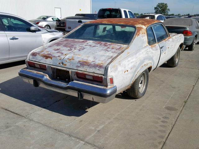 3B27D4L104859 - 1974 OLDSMOBILE OMEGA GRAY photo 4