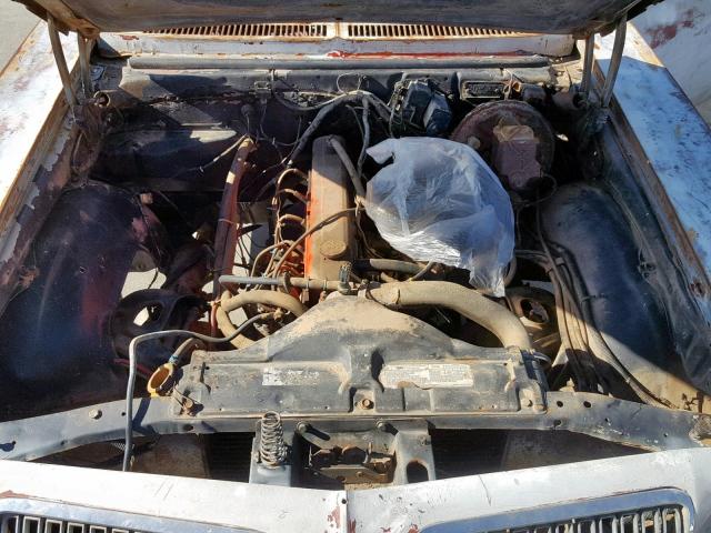 3B27D4L104859 - 1974 OLDSMOBILE OMEGA GRAY photo 7