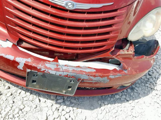 3A8FY58939T607442 - 2009 CHRYSLER PT CRUISER RED photo 9