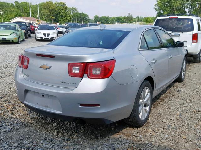 1G11F5SL5FF316130 - 2015 CHEVROLET MALIBU LTZ ვერცხლისფერი ფოტო 4