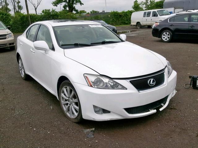 JTHCK262782021342 - 2008 LEXUS IS 250 WHITE photo 1