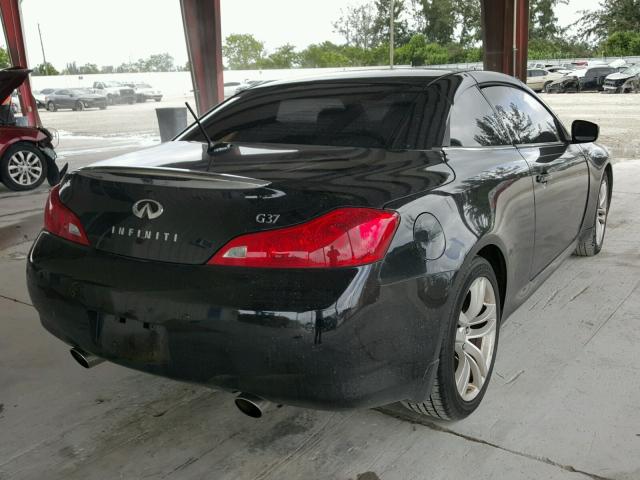 JN1CV6FE1AM353879 - 2010 INFINITI G37 BASE BLACK photo 4