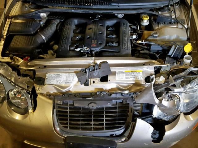 2C3HE66G24H688973 - 2004 CHRYSLER 300M GOLD photo 7