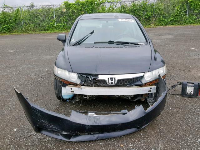 2HGFA1F24AH016111 - 2010 HONDA CIVIC DX BLACK photo 9