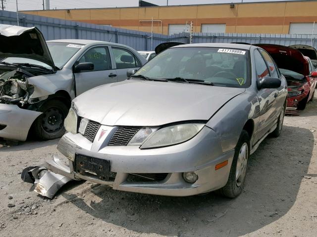 3G2JB52F85S216597 - 2005 PONTIAC SUNFIRE SL SILVER photo 2