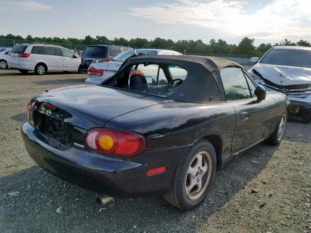 JM1NB3533X0105596 - 1999 MAZDA MX-5 MIATA BLACK photo 4