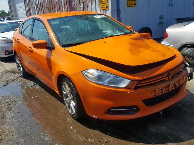 1C3CDFBA8DD321281 - 2013 DODGE DART SXT ORANGE photo 1