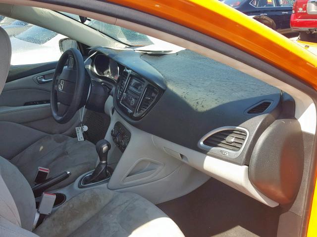 1C3CDFBA8DD321281 - 2013 DODGE DART SXT ORANGE photo 5