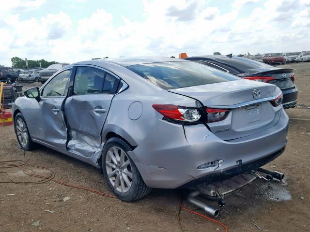 JM1GJ1U55G1481424 - 2016 MAZDA 6 SPORT SILVER photo 3