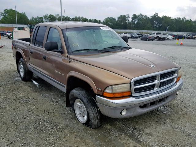 1B7HG2AZ5YS782013 - 2000 DODGE DAKOTA QUA BROWN photo 1