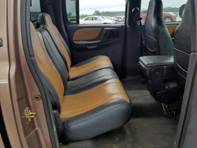 1B7HG2AZ5YS782013 - 2000 DODGE DAKOTA QUA BROWN photo 6