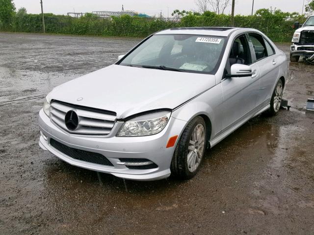 WDDGF8FB5BA523330 - 2011 MERCEDES-BENZ C 250 4MAT SILVER photo 2