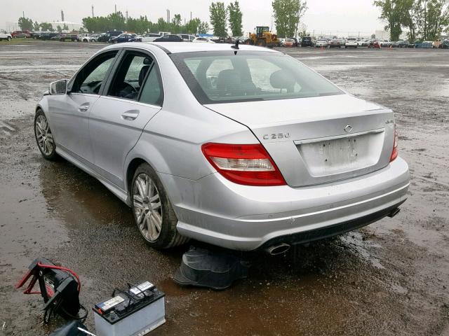 WDDGF8FB5BA523330 - 2011 MERCEDES-BENZ C 250 4MAT SILVER photo 3