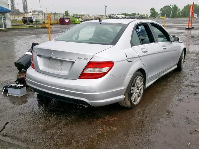 WDDGF8FB5BA523330 - 2011 MERCEDES-BENZ C 250 4MAT SILVER photo 4