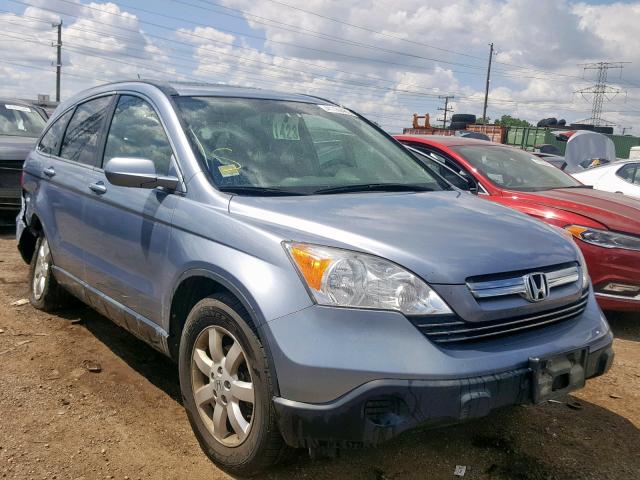 JHLRE38768C011769 - 2008 HONDA CR-V EXL BLUE photo 1