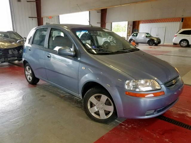 KL1TD66687B725836 - 2007 CHEVROLET AVEO BASE Mavi foto 1
