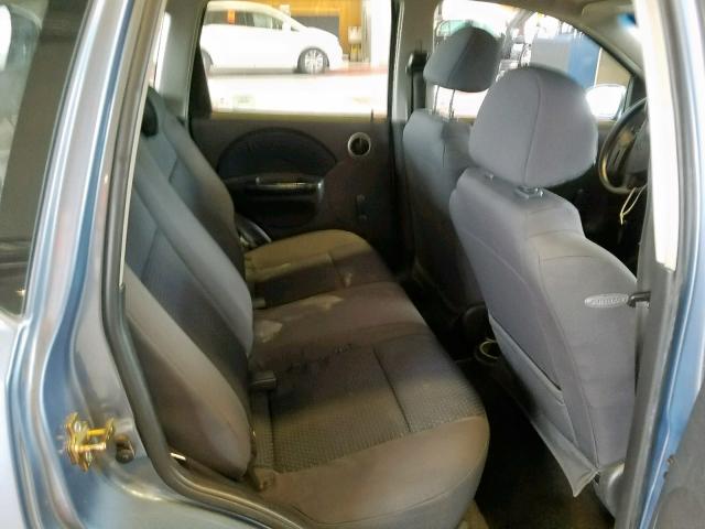 KL1TD66687B725836 - 2007 CHEVROLET AVEO BASE Mavi foto 6