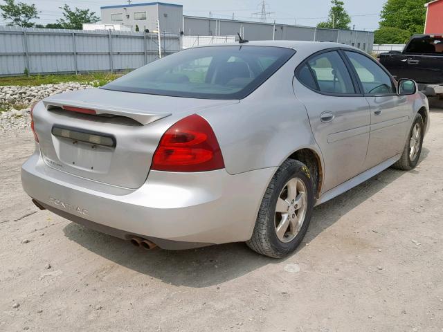 2G2WP552081177021 - 2008 PONTIAC GRAND PRIX SILVER photo 4