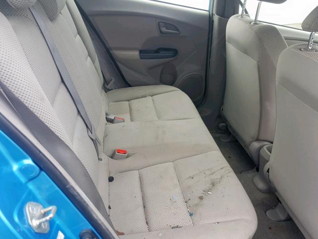 JHMZE2H54AS032278 - 2010 HONDA INSIGHT LX BLUE photo 6