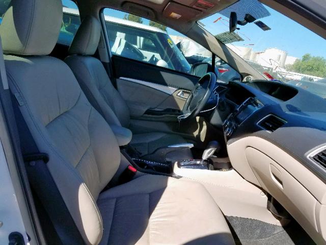 19XFB2F98FE093940 - 2015 HONDA CIVIC EXL 白色 照片 5