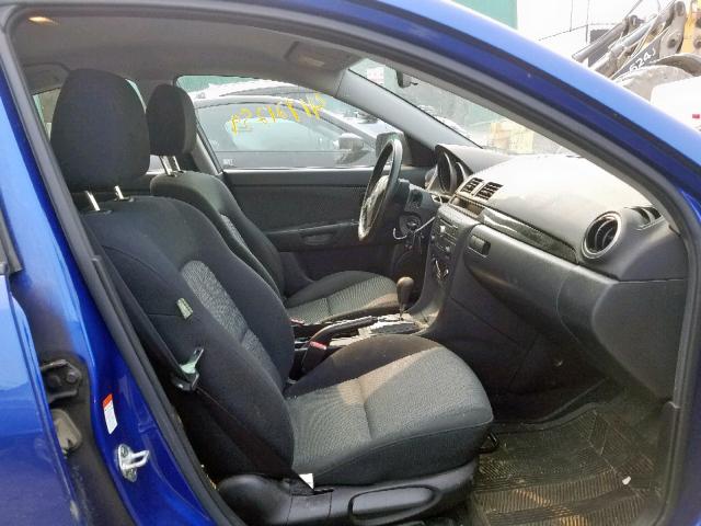 JM1BK32F591255904 - 2009 MAZDA 3 I BLUE photo 5