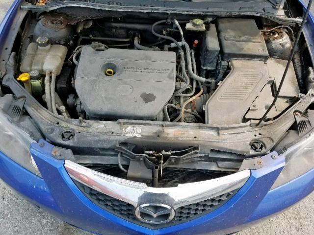 JM1BK32F591255904 - 2009 MAZDA 3 I BLUE photo 7