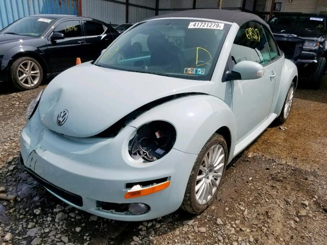 3VWSF31YX6M330910 - 2006 VOLKSWAGEN NEW BEETLE ლურჯი ფოტო 2