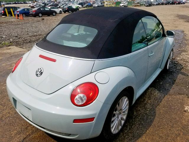 3VWSF31YX6M330910 - 2006 VOLKSWAGEN NEW BEETLE ლურჯი ფოტო 4