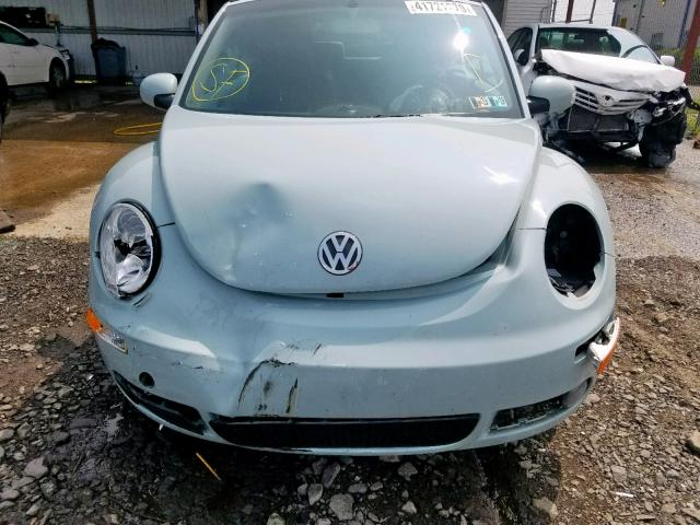 3VWSF31YX6M330910 - 2006 VOLKSWAGEN NEW BEETLE ლურჯი ფოტო 9