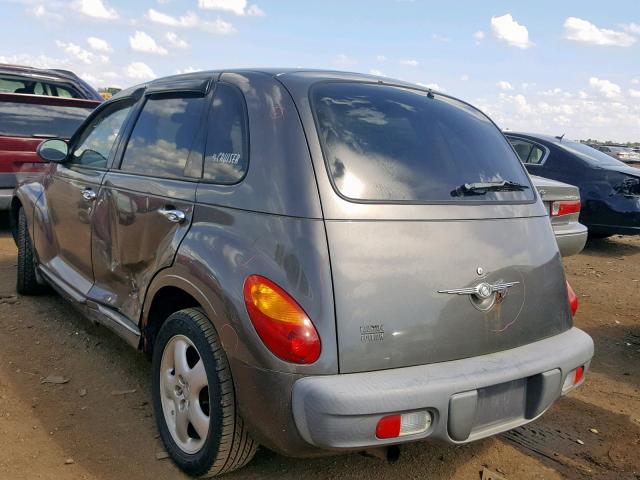 3C4FY58B92T329033 - 2002 CHRYSLER PT CRUISER BROWN photo 3