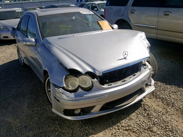 WDBRF76J55F698574 - 2005 MERCEDES-BENZ C 55 AMG SILVER photo 1