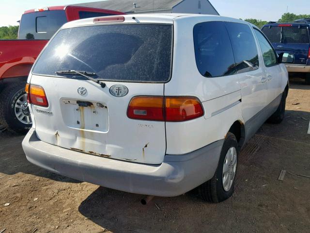 4T3ZF19C7XU113491 - 1999 TOYOTA SIENNA WHITE photo 4