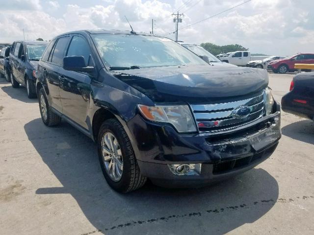 2FMDK38C58BA01582 - 2008 FORD EDGE SEL BLACK photo 1