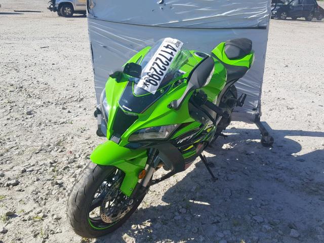 JKAZXCS14JA014774 - 2018 KAWASAKI ZX1000 S GREEN photo 2