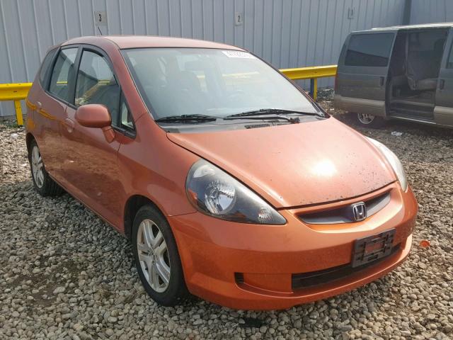 JHMGD38627S059688 - 2007 HONDA FIT S 橙色 照片 1