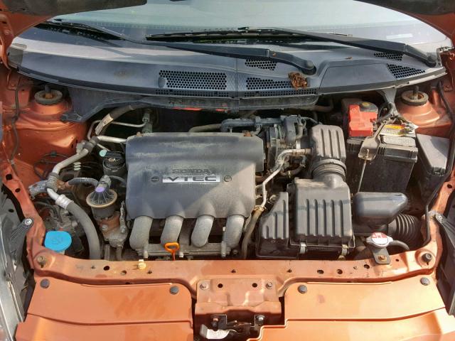 JHMGD38627S059688 - 2007 HONDA FIT S 橙色 照片 7