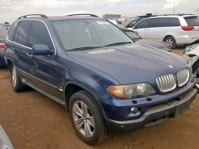 5UXFB535X5LV14273 - 2005 BMW X5 4.4I BLUE photo 1