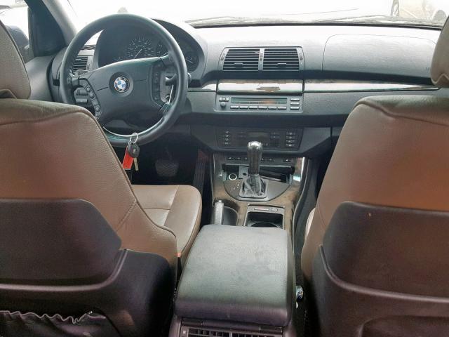 5UXFB535X5LV14273 - 2005 BMW X5 4.4I BLUE photo 9