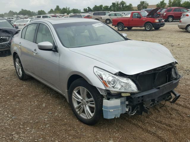 JN1CV6AR1BM354493 - 2011 INFINITI G37 SILVER photo 1