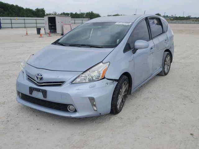 JTDZN3EU6C3098332 - 2012 TOYOTA PRIUS V TEAL photo 2