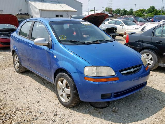 KL1TG56676B548356 - 2006 CHEVROLET AVEO LT BLUE photo 1