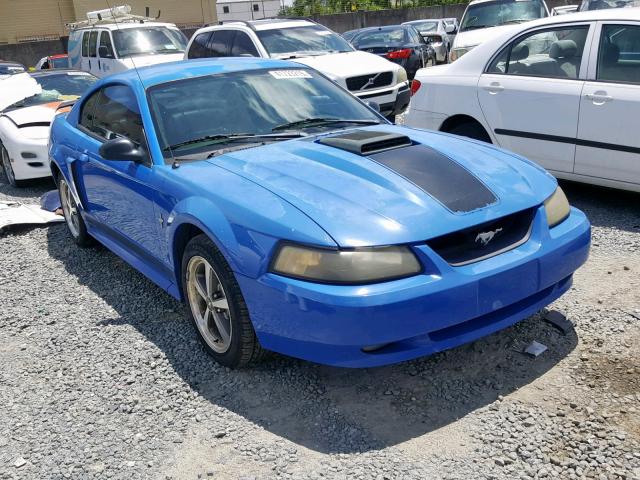 1FAFP42R53F428677 - 2003 FORD MUSTANG MA BLUE photo 1