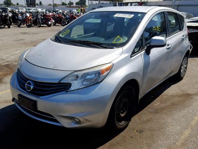 3N1CE2CP9EL432411 - 2014 NISSAN VERSA NOTE SILVER photo 2