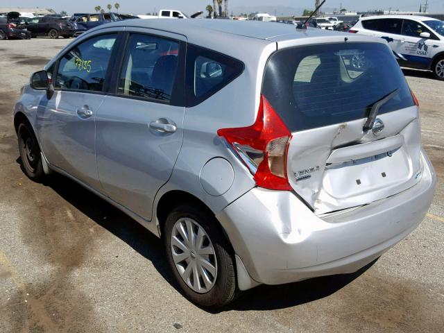 3N1CE2CP9EL432411 - 2014 NISSAN VERSA NOTE SILVER photo 3