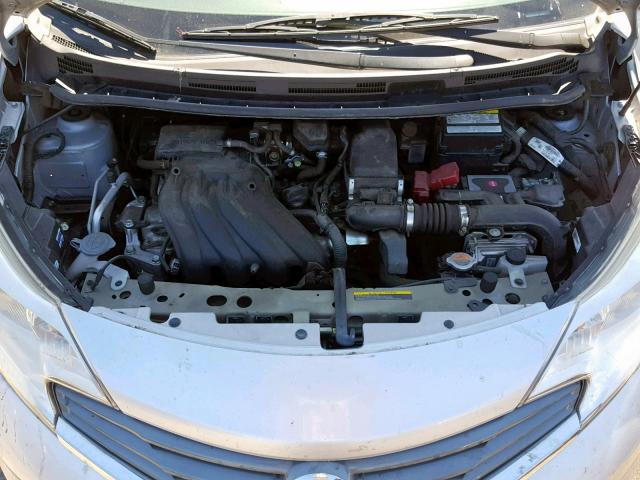 3N1CE2CP9EL432411 - 2014 NISSAN VERSA NOTE SILVER photo 7