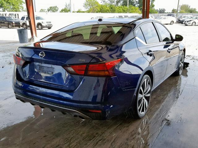 1N4BL4CV8KC208908 - 2019 NISSAN ALTIMA SR BLUE photo 4